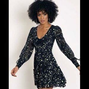 Blackmilk heavenly stardom dress size small